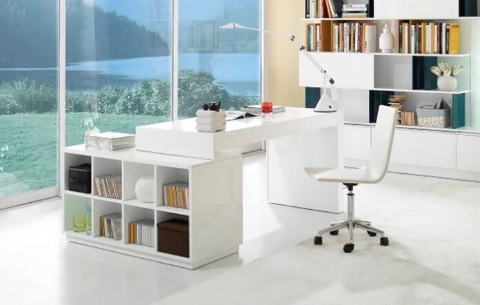 How to Decorate Your Office on a Budget: White office Desks Ideas